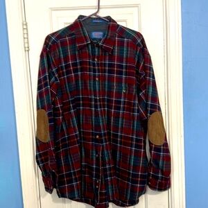 Pendleton Long Sleeve Wool Shirt Sz XL